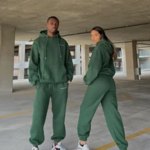 Unisex Fleece Jogger Forest Green