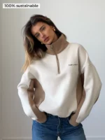 Oversized Adjustable Fleece Pullover