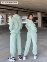 Unisex Fleece Jogger Mint Green