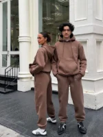 Unisex Fleece Jogger Chocolate Brown